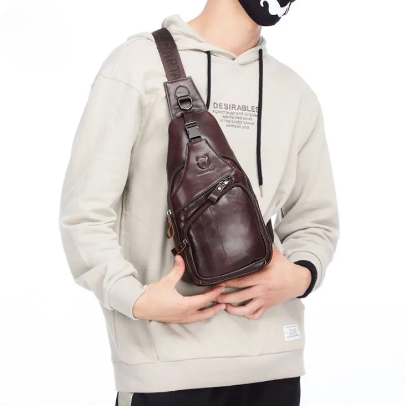 Ansicht 2 — Tasche für Herren – Brust Leder