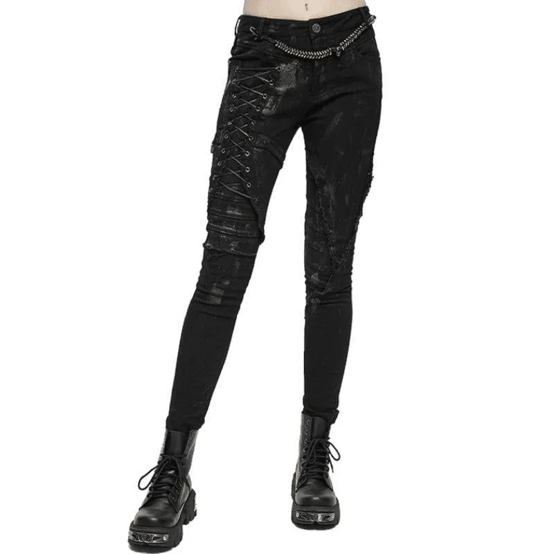 Steampunk-Hose für Damen – Rock