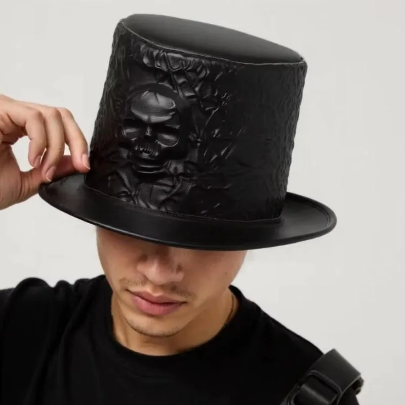 Ansicht 2 — Steampunk-Hut – Totenkopf – Modell 2