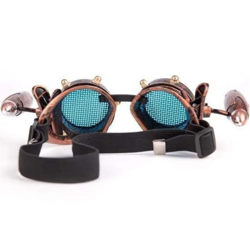 Ansicht 4 — Steampunk-Brille – Kupferfarben