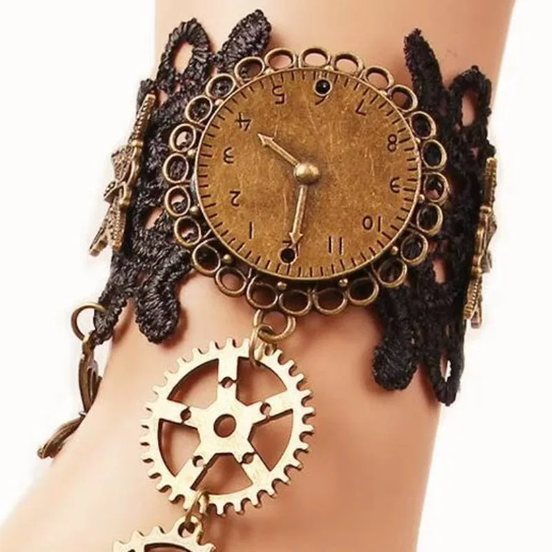 Ansicht 2 — Steampunk-Armband – Uhr