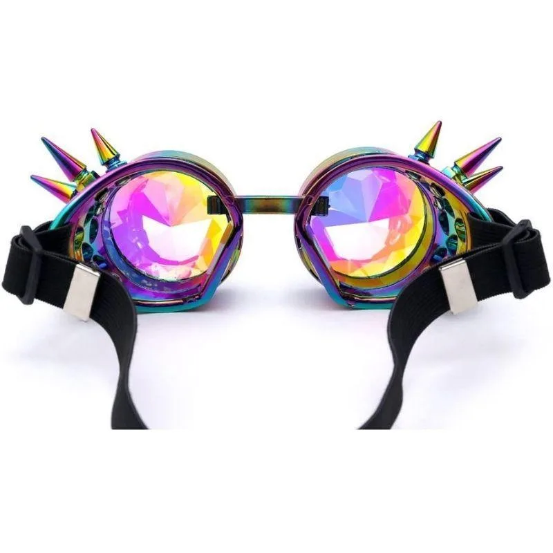 Ansicht 5 — Steampunk-Kaleidoskopbrille – mit Nieten
