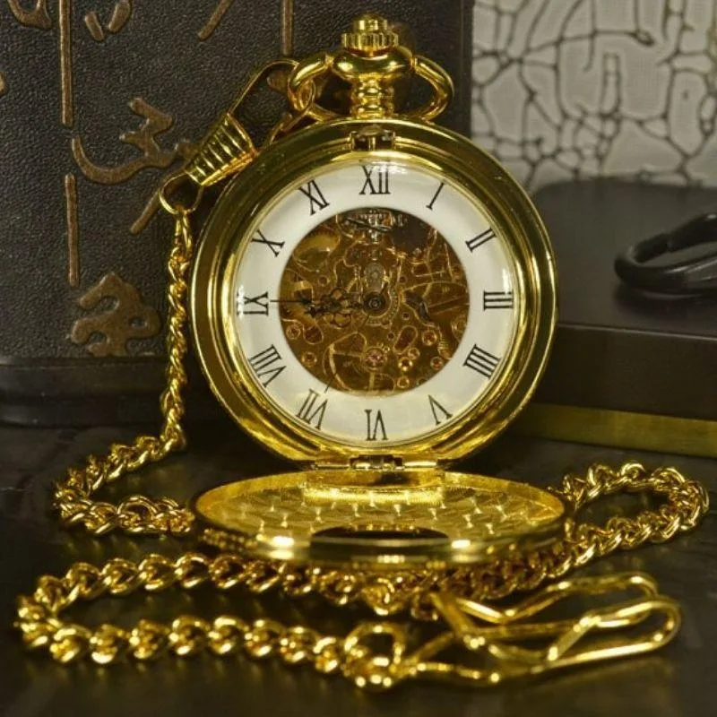 Ansicht 2 — Steampunk-Taschenuhr – Zweiseitig