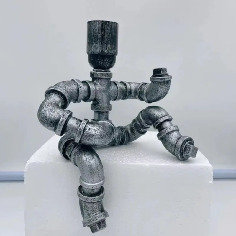 Ansicht 2 — Steampunk-Nachttischlampe