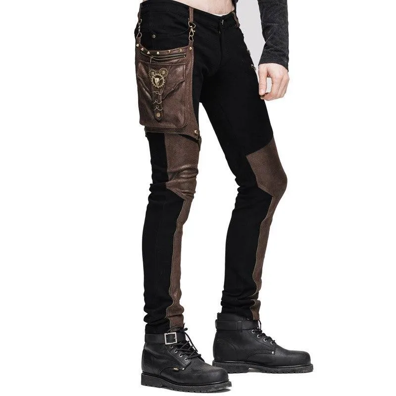 Steampunk-Hose für Herren – Gothic Steampunk-Hose für Herren – Gothic