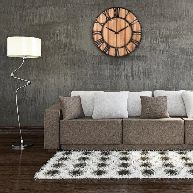 Ansicht 2 — Steampunk-Uhr – Industriell aus Holz und Metall