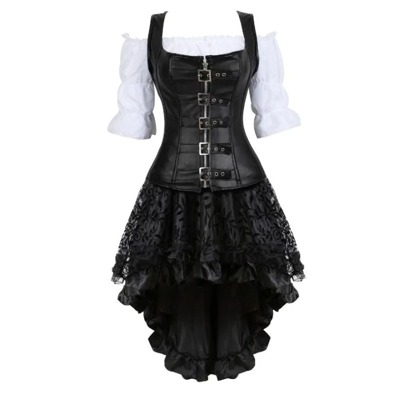 Steampunk-Kostüm für Damen – Große Größen