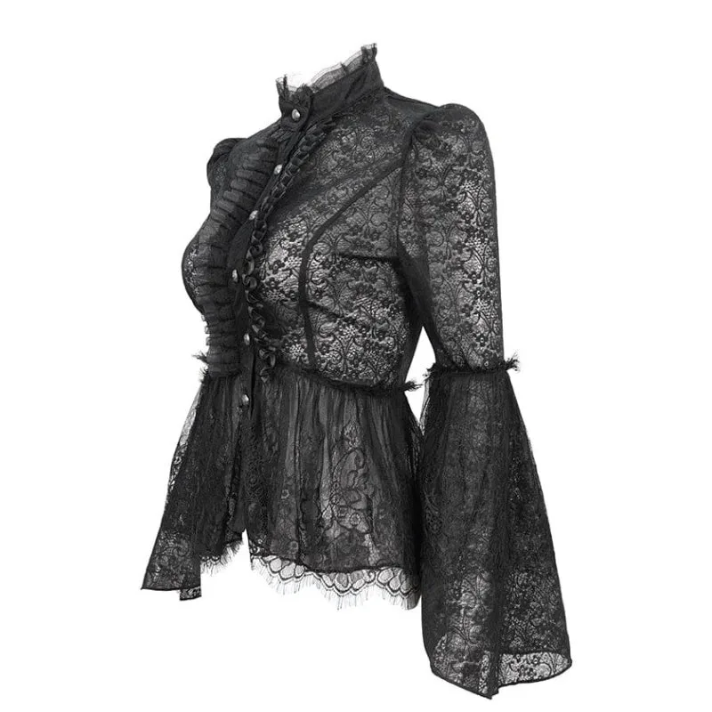Ansicht 6 — Jabotbluse Gothic für Damen