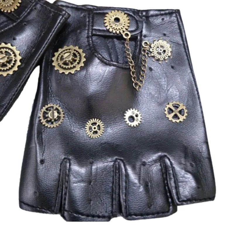 Ansicht 3 — Steampunk-Fingerloser Handschuh