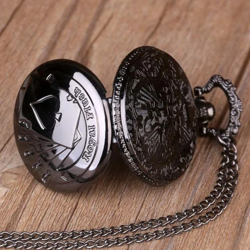 Ansicht 3 — Steampunk-Taschenuhr – Poker
