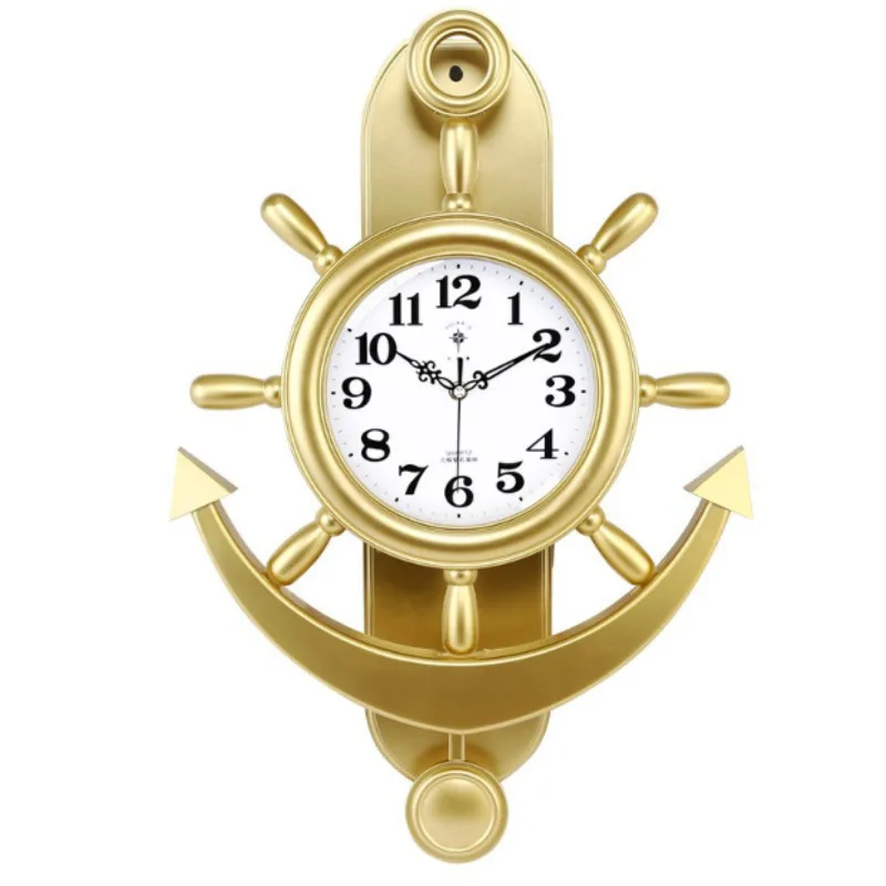 Ansicht 13 — Steampunk-Uhr – Steuerrad
