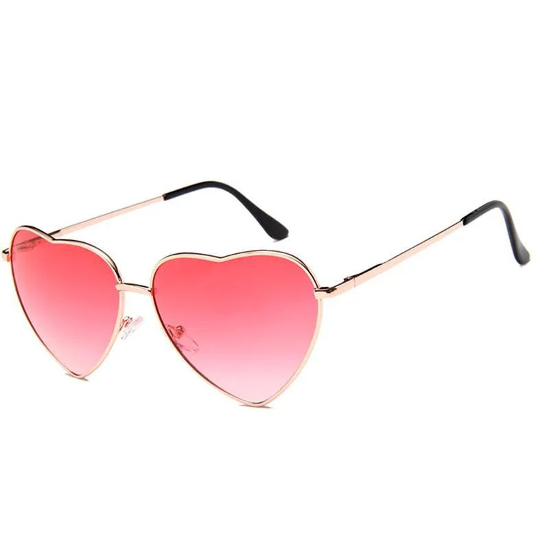 Ansicht 2 — Sonnenbrille – Herz rot