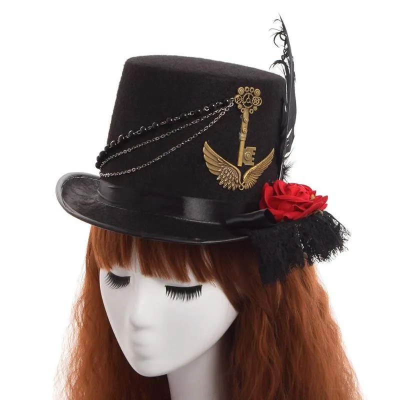 Ansicht 2 — Steampunk-Hut – Belle Époque