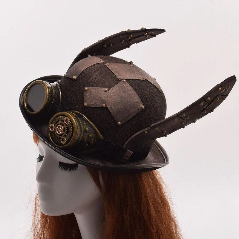 Ansicht 5 — Steampunk-Hut mit Hasenohren