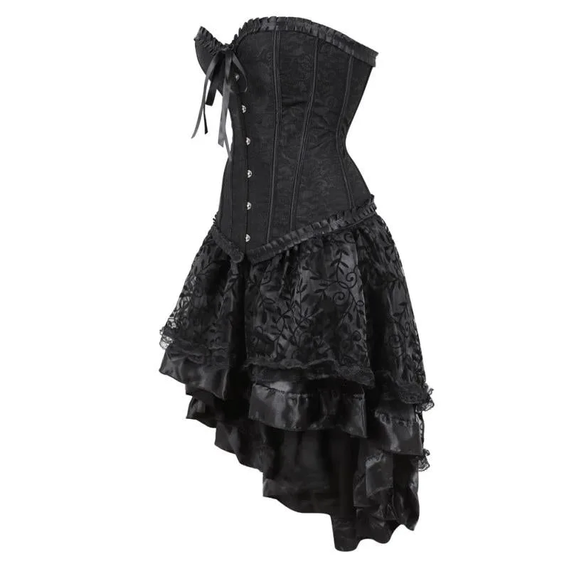 Ansicht 2 — Korsett-Rock-Ensemble – Gothic