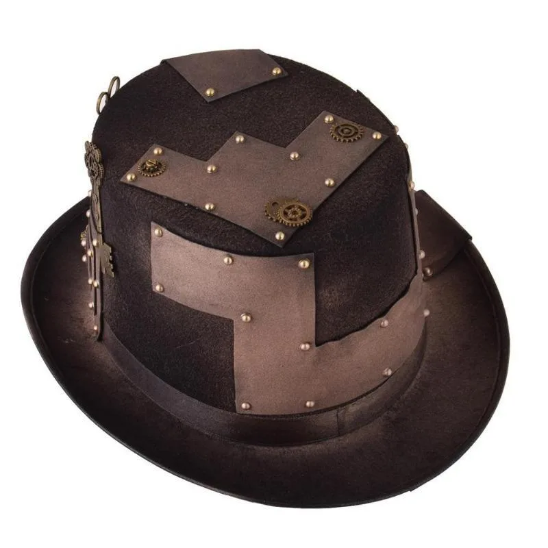 Ansicht 6 — Steampunk-Hut – braun