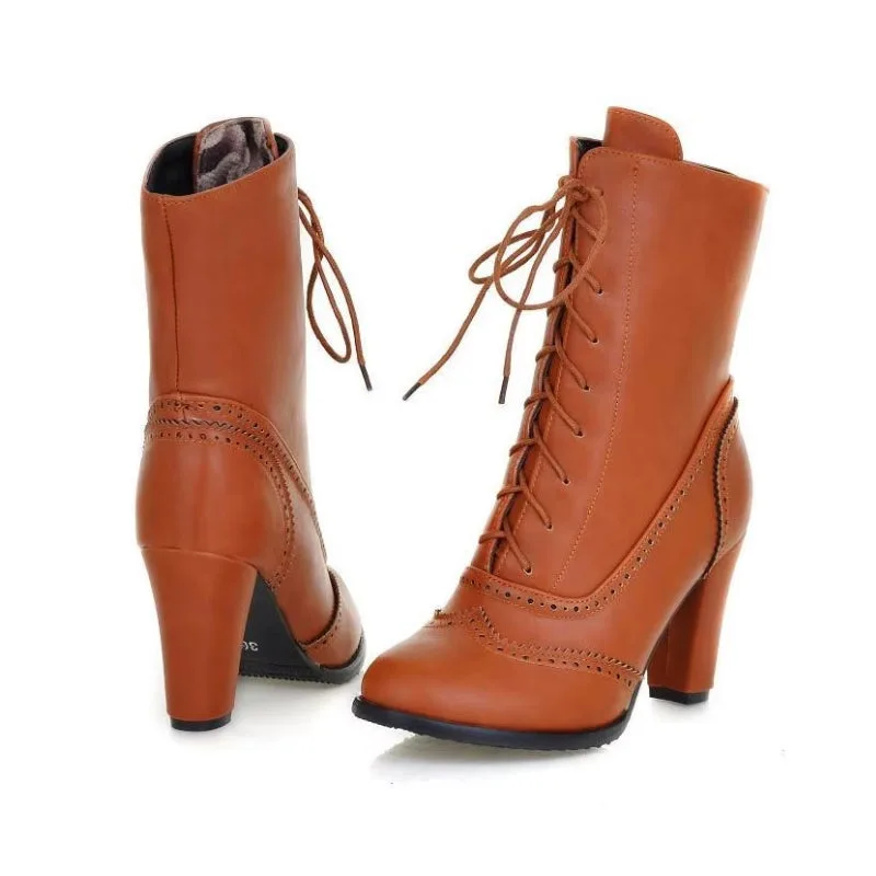 Ansicht 3 — Steampunk-Stiefeletten – braun