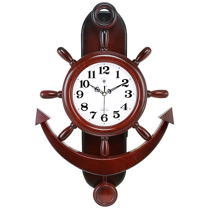 Ansicht 16 — Steampunk-Uhr – Steuerrad