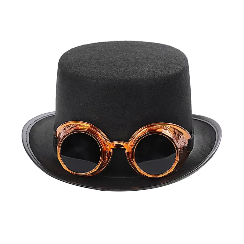 Ansicht 7 — Steampunk-Hut – mit Brille im Schweißer-Look