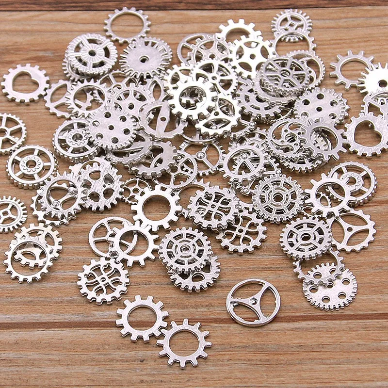 Ansicht 4 — Steampunk-Zahnrad-Set