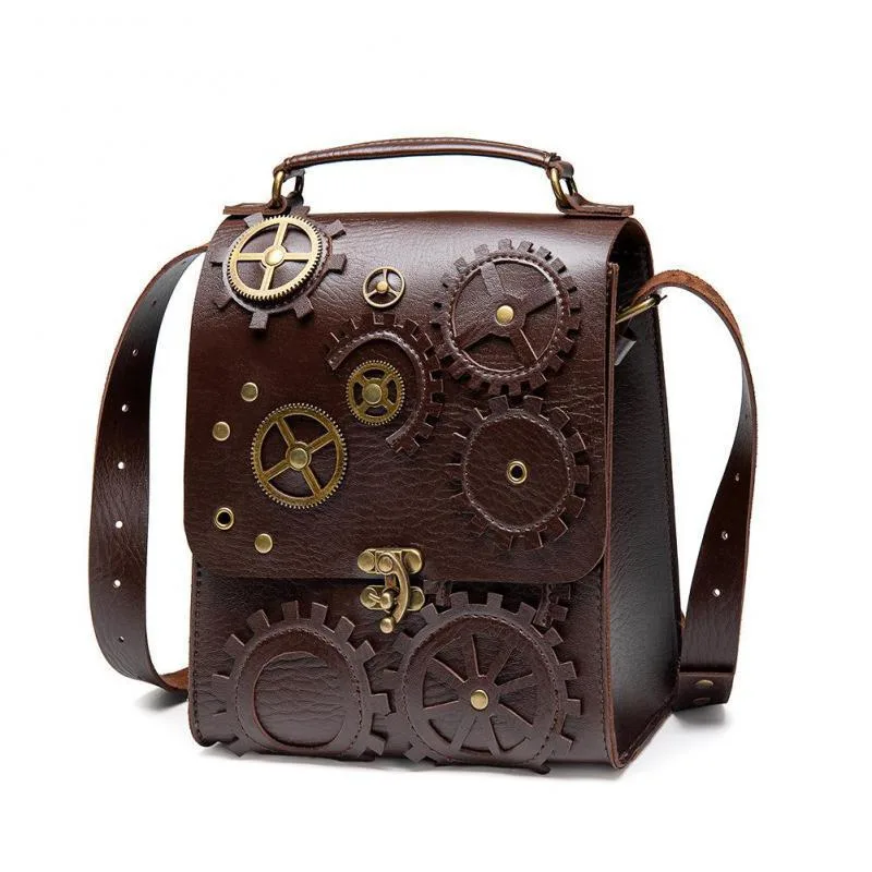 Ansicht 4 — Steampunk-Tasche – Schulterriemen