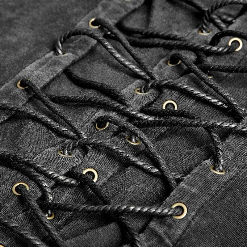 Ansicht 3 — Steampunk-Korsett für Herren – mit Schnürung