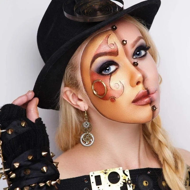 Ansicht 7 — Steampunk-Ohrringe