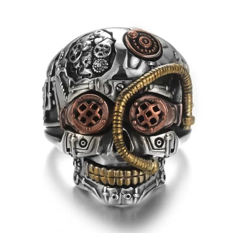 Steampunk-Ring – Totenkopf – Modell 2