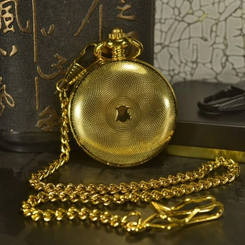 Ansicht 4 — Steampunk-Taschenuhr – Zweiseitig