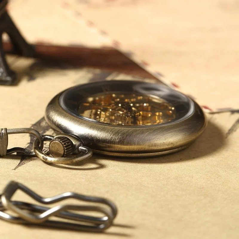 Ansicht 2 — Taschenuhr – Bronzefarben