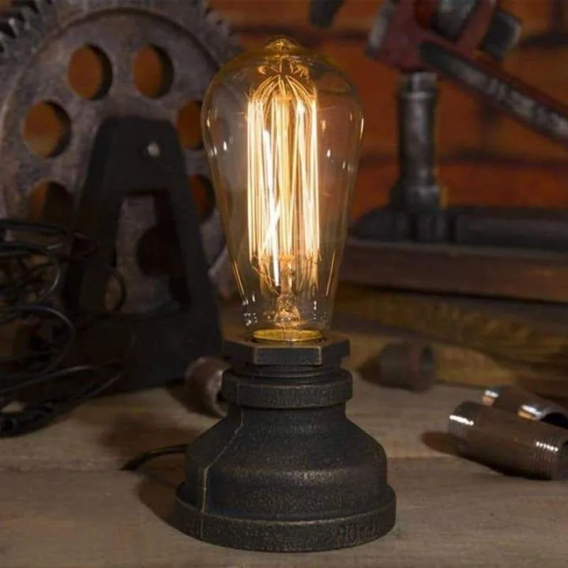 Ansicht 4 — Steampunk-Lampe – Schreibtisch