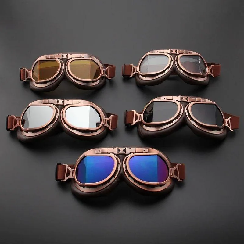 Ansicht 4 — Steampunk-Brille – Fliegerstil