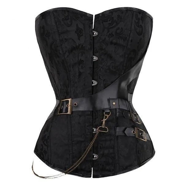 Ansicht 4 — Steampunk-Korsett – Piratenstil