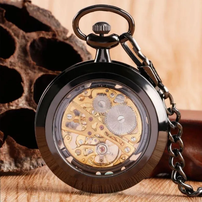 Ansicht 5 — Taschenuhr – mechanisch Skelett
