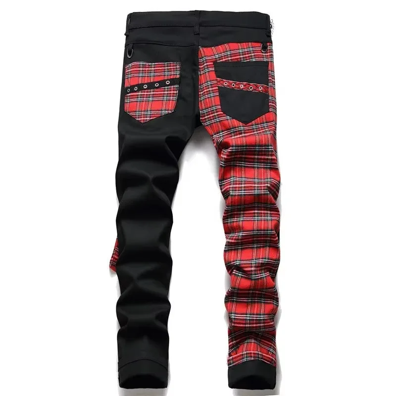 Ansicht 4 — Hose – Schottenmuster Gothic