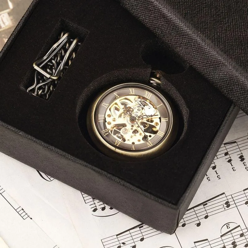 Ansicht 7 — Taschenuhr – Bronzefarben