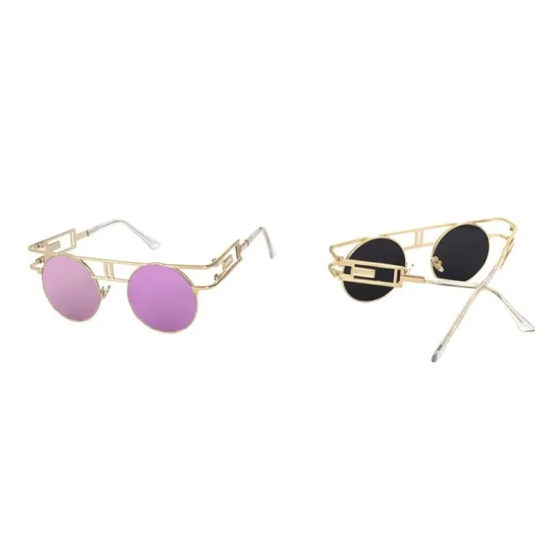 Ansicht 3 — Steampunk-Sonnenbrille – Gerader Steg