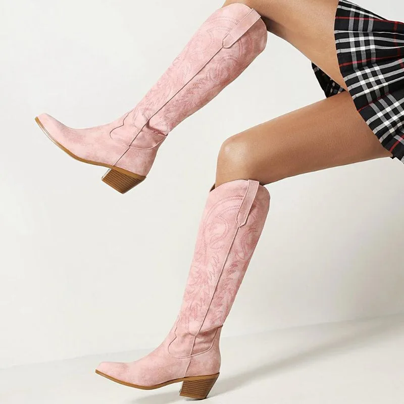 Ansicht 6 — Stiefel für Damen – Wildleder Western