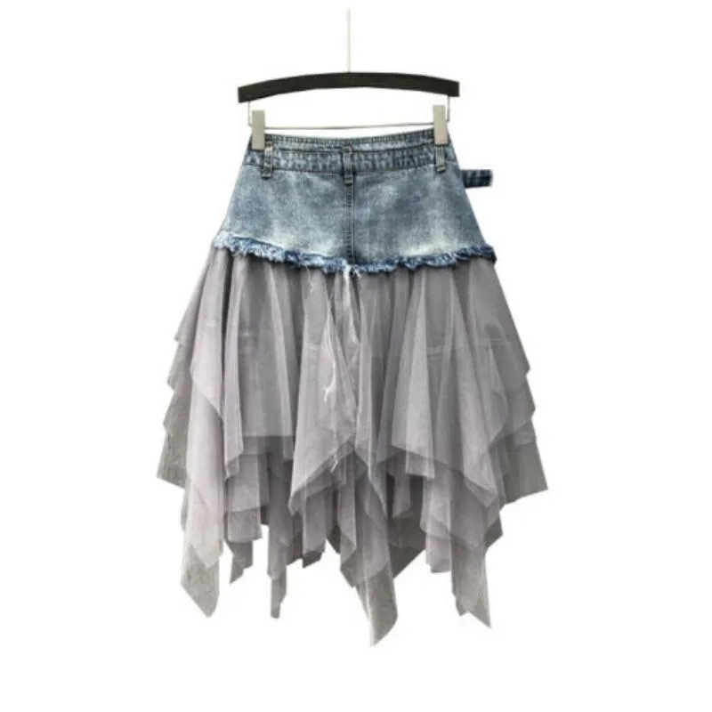 Ansicht 5 — Rock – Jeans und Tüll