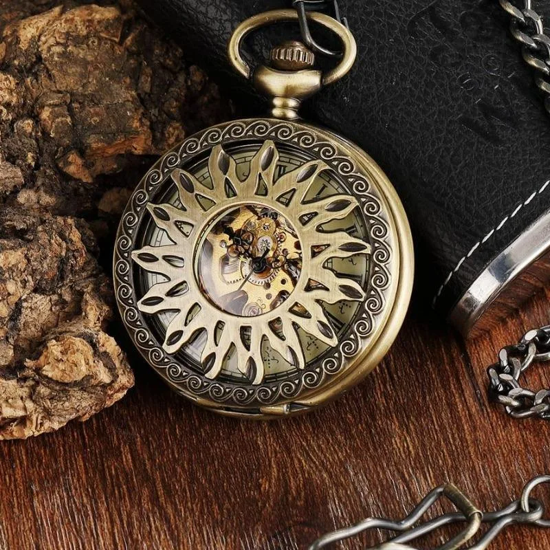 Ansicht 2 — Steampunk-Taschenuhr – Sonne