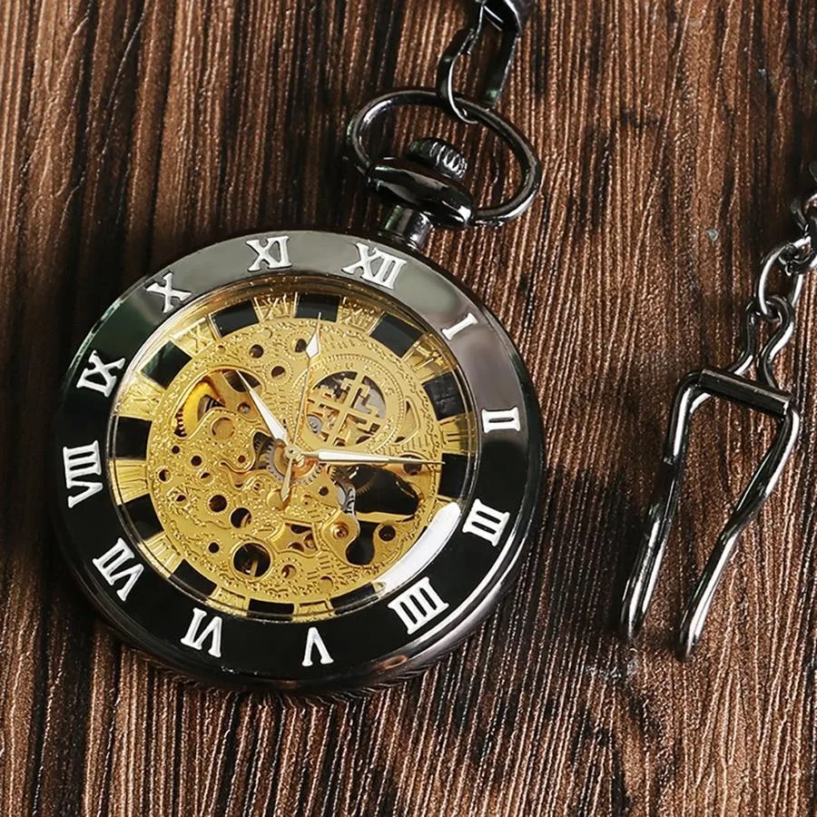 Ansicht 3 — Taschenuhr – Skelett antik-look