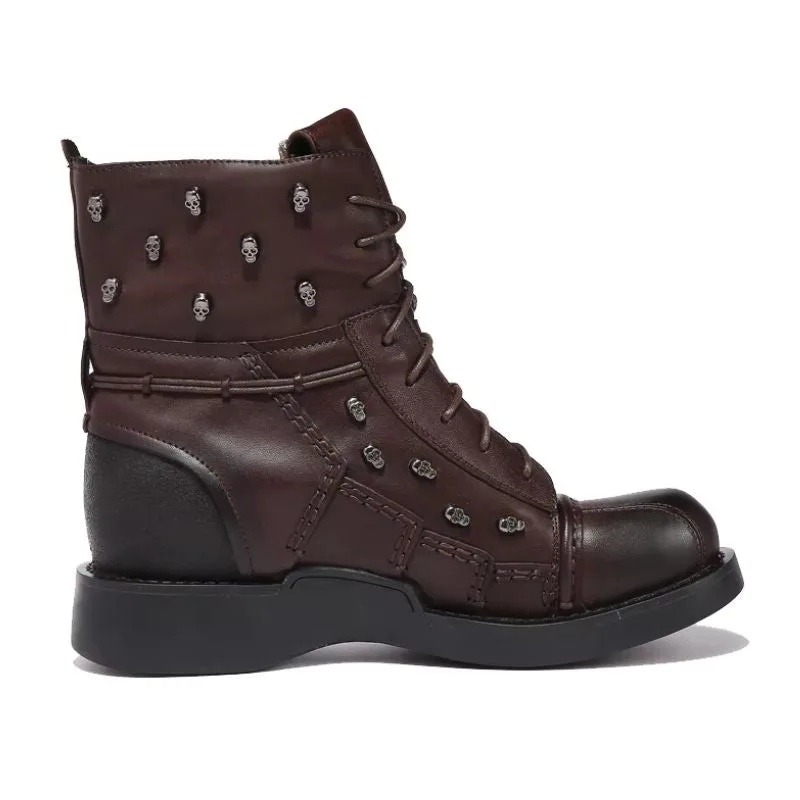 Ansicht 3 — Stiefeletten – Motorradstil braun
