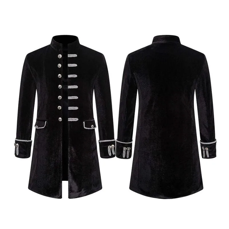 Ansicht 2 — Steampunk-Jacke – Gothic lang