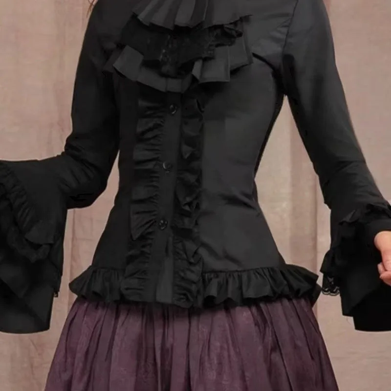 Ansicht 3 — Jabotbluse Goth Weiß