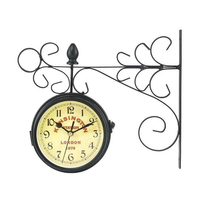 Steampunk-Uhr – Retro Bahnhofsstil