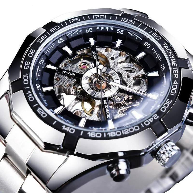 Mechanische Uhr für Herren – Skelett