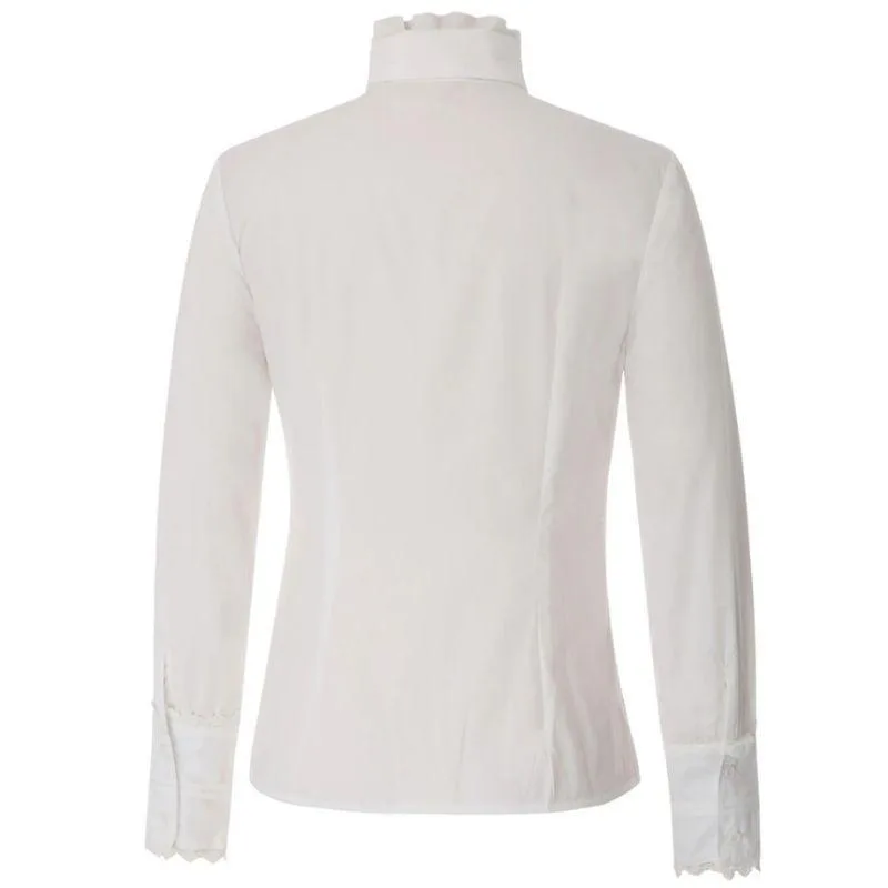 Ansicht 4 — Bluse für Damen – Kragen viktorianisch