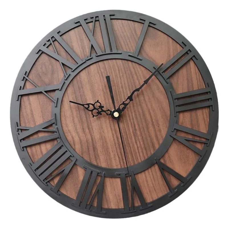 Steampunk-Uhr – Industriell aus Holz