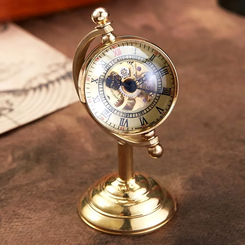 Ansicht 3 — Steampunk-Tischuhr – Schreibtisch mechanisch