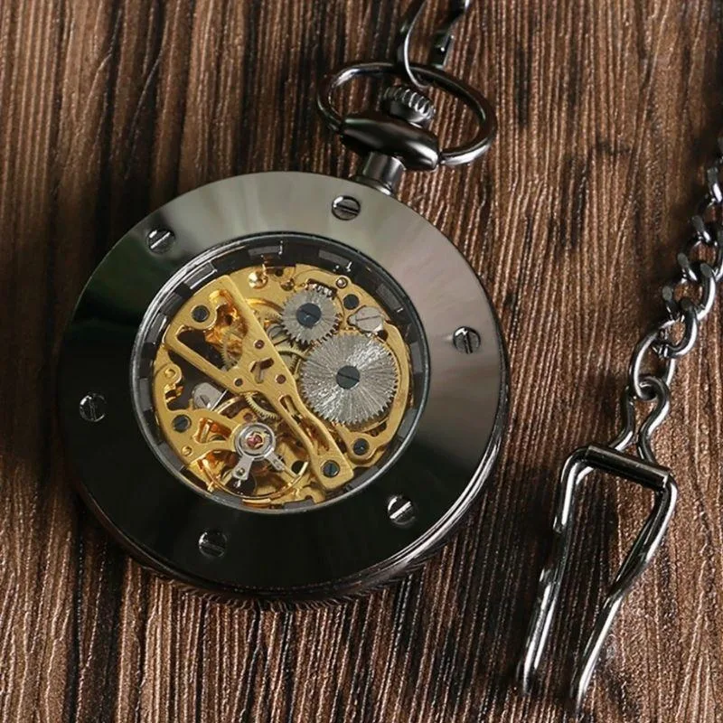 Ansicht 2 — Taschenuhr – Skelett antik-look